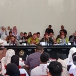 Suasana RDP DPRD Kabupaten Konawe, bersama PPPK paruh waktu tenaga kesehatan di Kabupaten Konawe.
