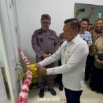 Bupati Konawe Yusran Akbar saat meresmikan Chatlab Jantung RS BLUD Konawe, Kamis, 22 Januari 2026. Foto : Muhammmad Randa