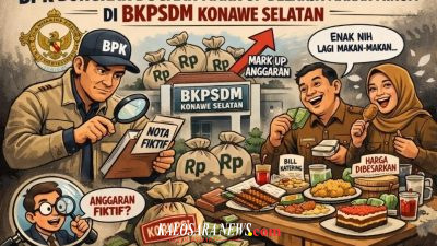 BPK Bongkar Dugaan Mark Up Belanja Makan Minum di BKPSDM Konawe Selatan, Kerugian Capai Rp569,84 juta