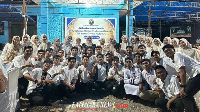 Ketgam : Suasana foto bersama usai buka Puasa oleh pemuda peduli Asaki Raya